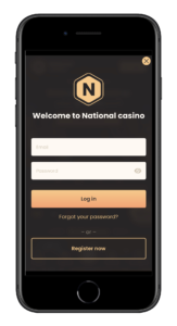 National Casino login